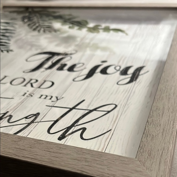 Inspirational Framed Wall Art with Greenery - Picture 4 of 6